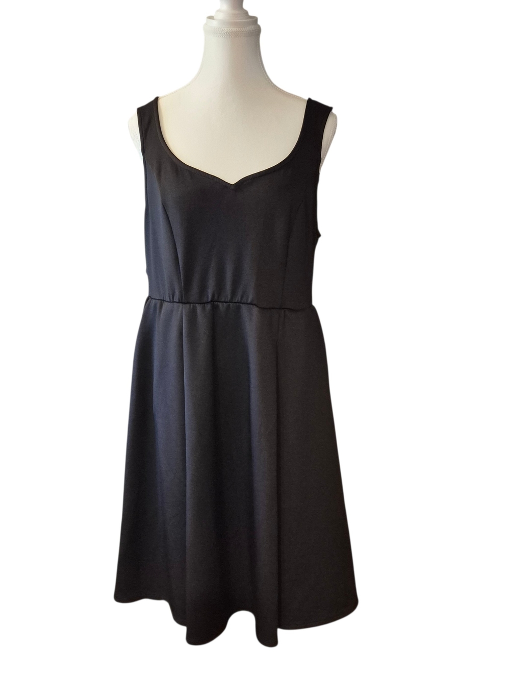 torrid Black Sleeveless Midi A-Line Dress
